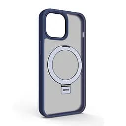 Чехол для Apple iPhone 14, Unit Stand, синий, MagSafe, противоударный защитный чехол-панель с подставкой, поддержкой магнитных держателей и беспроводной зарядки, защита всего корпуса, силикон + поликарбонат, ArmorStandart (ARM70558)