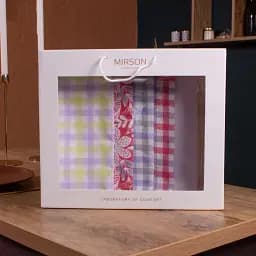 Набір вафельних рушників MirSon №620 Picnic cage 60х45 см 6 шт. (2200006740483) - мініатюра 5