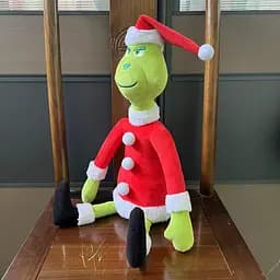 М'яка іграшка Грінч Санта Grinch 30 см - мініатюра 6