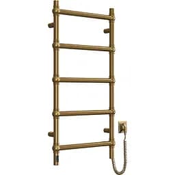 Электрический полотенцесушитель Navin Retro 500x1000 Sensor правая, бронза 12-228153-3680, Бронза, Правое, Электронный