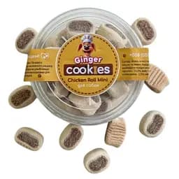 Лакомство для собак Печенье Ginger Cookies Chicken Roll Mini 130 г 