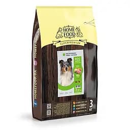 Сухий корм Home Food для дорослих собак Ягня з рисом DOG ADULT MEDIUM/MAXI Для активних та юніорів 3 кг