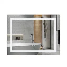 Дзеркало Lidz Kubis 1000x800 з LED-підсвічуванням Touch, з антизапотіванням, з диммером яскравості LD78LF61410080