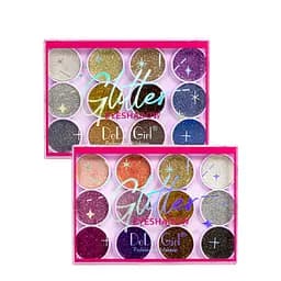 Набір палеток глітерних тіней для повік 12 відтінків DoDo Glitter All Eyes On You D8025