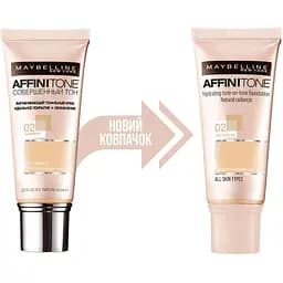 Тональний крем Maybelline New York Affinitone відтінок 17 (Rose Beige) 30 мл - мініатюра 4