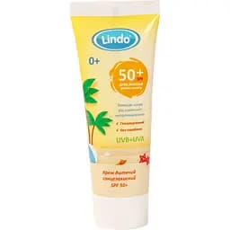 Детский солнцезащитный крем Lindo SPF 50+ 75 мл