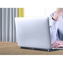 Концентратор Cablexpert USB-C 9-in-1 (USB-hub + HDMI/VGA/PD/CR/LAN/3.5mm) (A-CM-COMBO10-01) - мініатюра 2