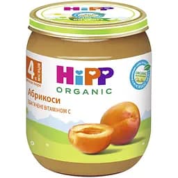 Органическое фруктовое пюре HiPP Абрикосы 125 г