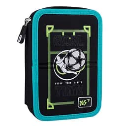 Школьный пенал твердый двойной Yes Football Game HP-01