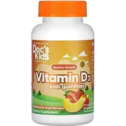 Витамин D3 Doctor's Best Vitamin D3 Kids Gummies фруктовый 60 жевательных конфет
