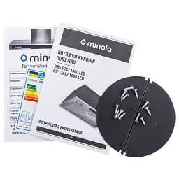 Витяжка повновбудована Minola HBS 7652 I 1000 LED - мініатюра 10