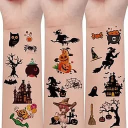 Набір дитячих тимчасових тату "Хелловін" kids-tatto-halloween-set-30 - мініатюра 2