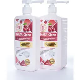 Засіб для ручного миття посуду Nata-Clean з ароматом вишні, з дозатором, 500 мл - мініатюра 4