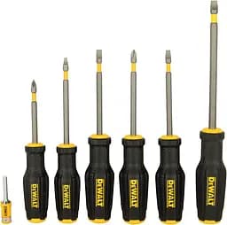 Отвертки TOUGHSERIES MAX FIT, SL, PH, набор 6шт DeWALT hoz0014170