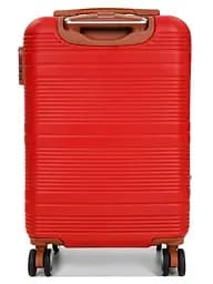 Валіза маленька S ABS-пластик Worldline Airtex 629 56×36×22см 38л Червона - мініатюра 4