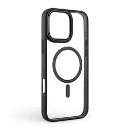 Чехол Apple iPhone 16 Pro Max, Unit MagSafe, черный, прозрачный, магсейф, противоударный, магнитный, панель-накладка с поддержкой MagSafe, с поддержкой беспроводной зарядки, TPU+PC, защита всего корпуса, ударопрочный, ArmorStandart (ARM78713) - мініатюра 2