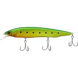 Воблер Megabass Kanata SW 160F 160mm 30.0g GLX Green Back Chart
