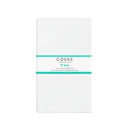 Набір простирадл на резинці Cosas W&G STARFALL 60х120х12 см (SetSheet_White_StarfallGrey_120x60) - мініатюра 3