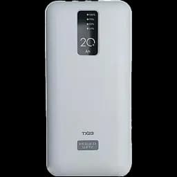 Зовнішній портативний акумулятор Sertec Power Way TX23 20000 mAh (Білий) - мініатюра 2