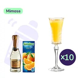Коктейль Mimosa (набір інгредієнтів) х2 на основі Canti Prosecco