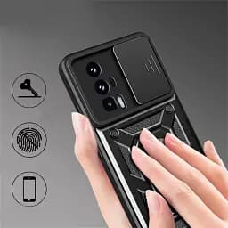Панель BeCover Military для Poco F5 Pro Black (709997) - мініатюра 4