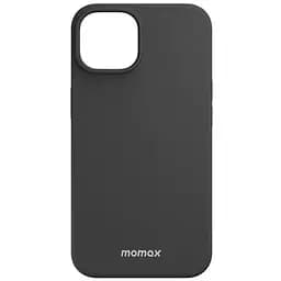 Чохол iPhone 14 Plus Momax Silicone 2.0 Case with MagSafe, Black (MSAP22LD)