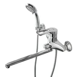 F2266 Змішувач для ванни довгий гусак перемикач карт. Ø40 Frap 1/8 Хром