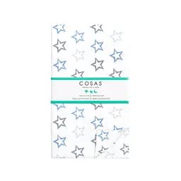 Дитяча постільна білизна в ліжечко CLEAR STARS CS1, блакитний (StarsClearGreyBlue_Grey_140) - мініатюра 4