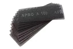 Сітка шліфувальна абразивна Apro 105 x 280 мм x Р100 (в упаковці 10 шт.) - мініатюра 3