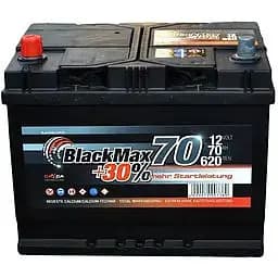 Автомобільний акумулятор BlackMax 6СТ-70Ah (+/-) Asia 620A (EN) B4027