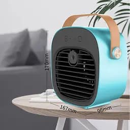Портативний вентилятор Epik F12 Blue [137262] - мініатюра 2