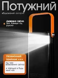 Павербанк з швидкою зарядкою 30000mAh KPG POWER BANK Soonest Fast Charging пауербанк, павер банк, умб Fast Type-C In /Out: 4 USB 5V/2A Повербанк,Чорний  - мініатюра 4