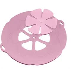 Силіконова кришка шумівка невикипайка непроливайка для каструлі, сковороди Ø 29 см, Kitchen Master Рожевий 86149