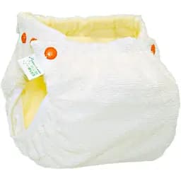 Подгузник трикотажный Эко Пупс Active Classic 5 (12-17 кг), с вкладышем Abso Maxi, молочный, 1 шт.