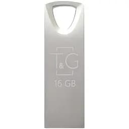 Флеш накопитель USB 16Gb T&G Metal TG117 серебристый USB 2.0 (TG117SL-16G)
