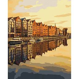 Картина за номерами на підрамнику Brushme Мотлава у відображенні