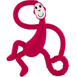 Игрушка-прорезыватель Matchstick Monkey Танцующая Обезьянка, 14 см, красная (MM-DMT-004)