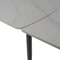 Стіл Vela 110-170x75 white marble matt - мініатюра 4