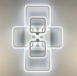 Світлодіона LED люстра на 2+2+2 ріжки квадратної форми Line.F RGB підсвітка є - мініатюра 2