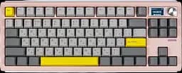 Клавіатура бездротова Epomaker Shadow-S TKL Wisteria Linear Switch UA RGB Pink (SHS-P-WL)