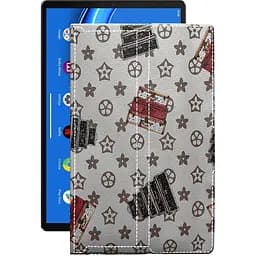 Чохол StatusCASE з екошкіри для планшету Lenovo Tab M10 Plus FHD LTE Луі-Вітон-білий