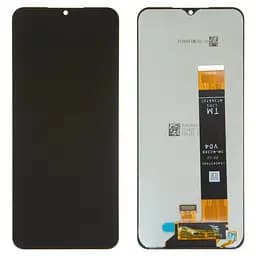 Дисплей для Samsung A202 Galaxy A20e, чорний, без рамки, Оригінал (переклеєне скло)