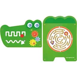 Уцінка. Бізіборд Viga Toys Крокодил 5 секцій (50346FSC)  - мініатюра 2