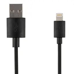 Кабель TOTO TKR-52 Spring wire USB cable Lightning 1,2m Black