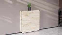Стіл-книга трансформер Оріон 2 Ferrum-decor 750x1520x730 Білий метал ДСП Дуб Сан-Марино 16 мм (FRD-104591) - мініатюра 5