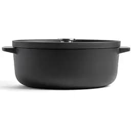 Гусятниця KitchenAid Matte Oven-to-table чавунна з кришкою 30 см 5.6 л чорна (CC004900-001) - мініатюра 3