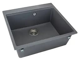 Кухонна мийка Miraggio LAGOON 540 gray (0001140) Граніт, Під стільницю/Врізна, Сірий - мініатюра 3
