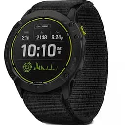 Garmin Enduro Carbon Gray Titanium with Black UltraFit Nylon Strap (010-02408-01/11)