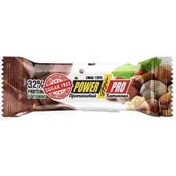 Протеїновий батончик Power Pro горіх Nutella без цукру 32% 60 г 