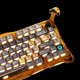 Клавіатура Gravastar Mercury K1 Pro Battle Worn-Yellow - мініатюра 3